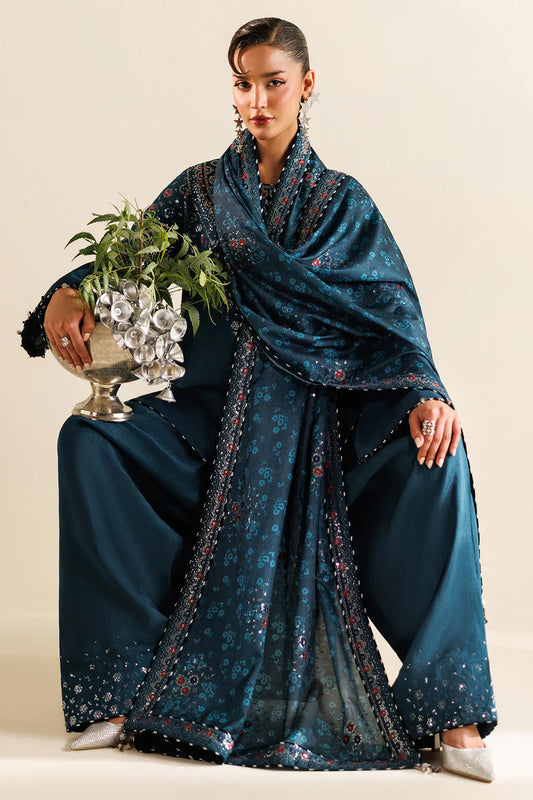 Embroidered Raw Silk UR